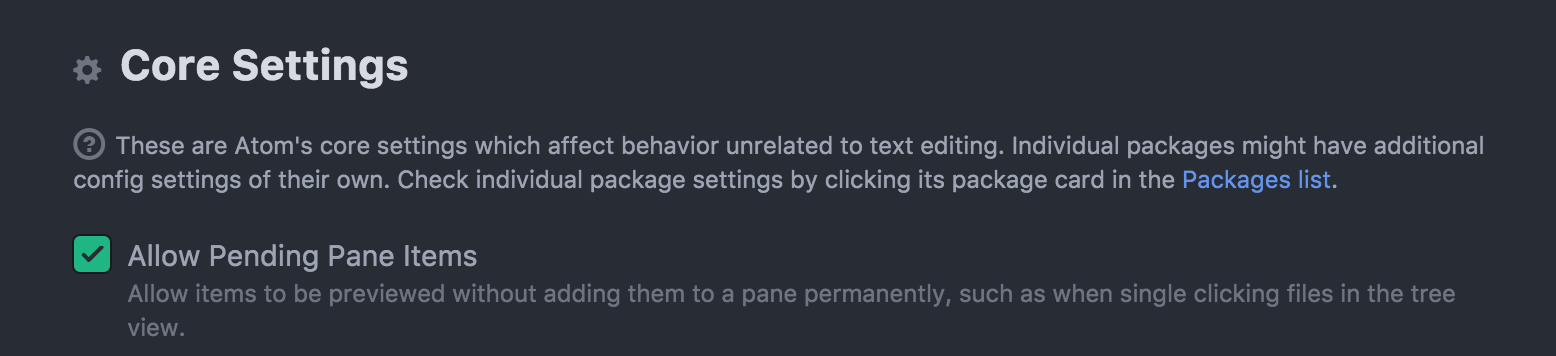 Allow pending pane items