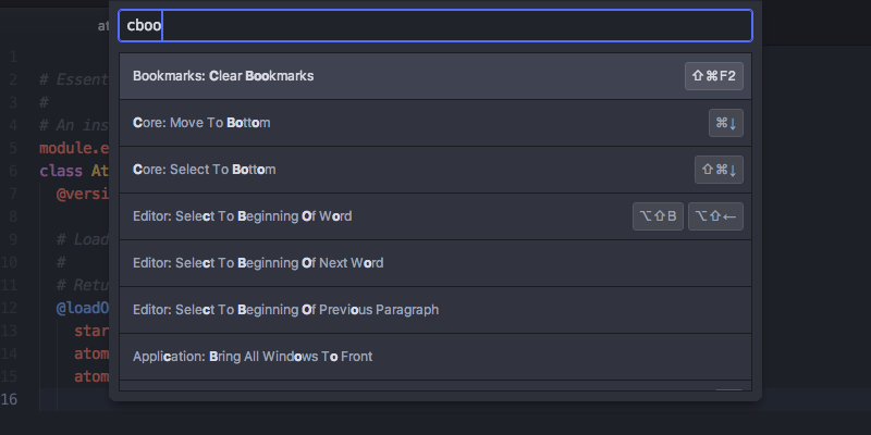 Command Palette Command Palette