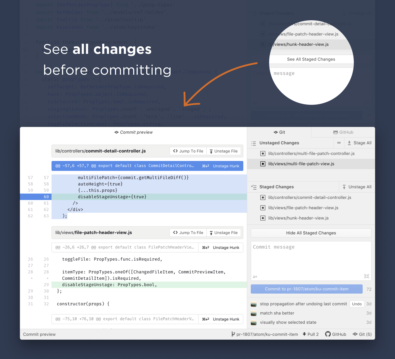 Commit Preview Commit Preview