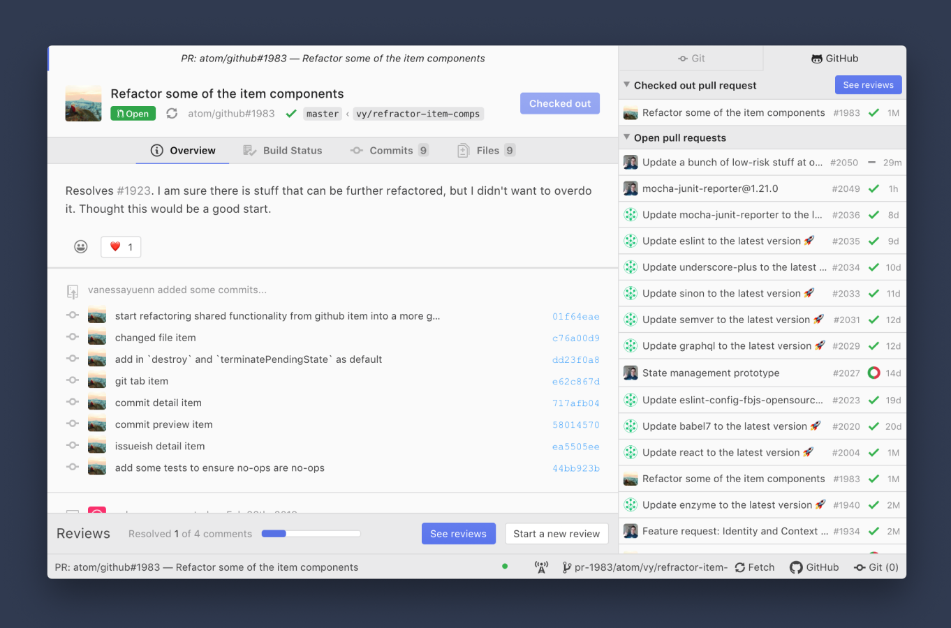 View pull requests View pull requests