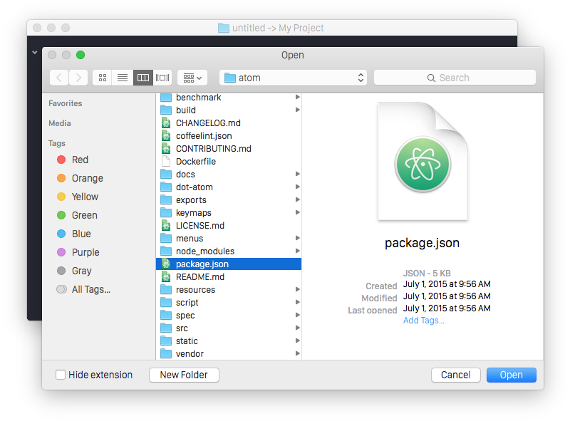 Open file by dialog Open file by dialog