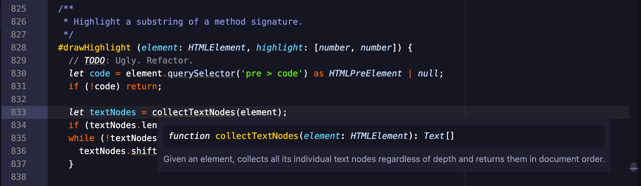 pulsar-hover screenshot